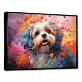 Popart Shih Tzu Serenade - Beige Dog Wall Art