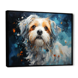 Blue Shih Tzu Serenity - Dog Large Canvas Wall Art