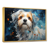 Blue Shih Tzu Serenity - Dog Large Canvas Wall Art