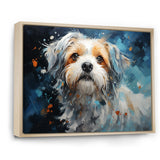 Blue Shih Tzu Serenity - Dog Large Canvas Wall Art