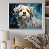 Blue Shih Tzu Serenity - Dog Large Canvas Wall Art
