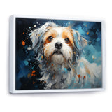 Blue Shih Tzu Serenity - Dog Large Canvas Wall Art