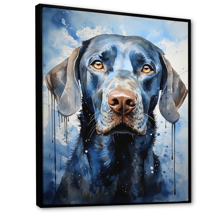 Dog Weimaraner Majestic Portrait - Dog Bedroom Wall Art