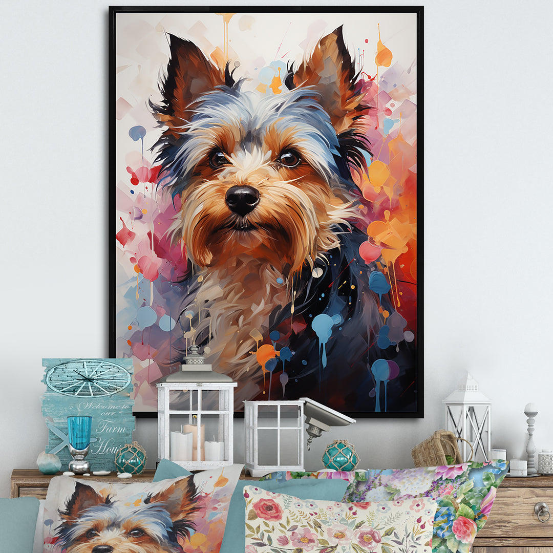 Doge Yorkie Reverie - Dog Wall Decor