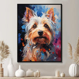 Doge Yorkie Reverie II - Animals Canvas Wall Art