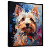 Doge Yorkie Reverie II - Animals Canvas Wall Art