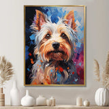 Doge Yorkie Reverie II - Animals Canvas Wall Art