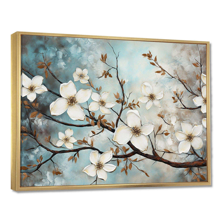 Dogwood Beauties - Floral Canvas Wall Art