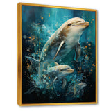 Dolphin Aquatic Harmony - Dolphin Wall Art Prints