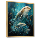 Dolphin Aquatic Harmony - Dolphin Wall Art Prints