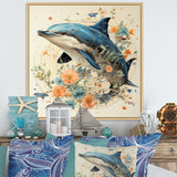 Dolphin Happiness - Dolphin Living Room Wall Art