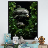 Dolphin Eco Guardians - Dolphin Canvas Wall Art