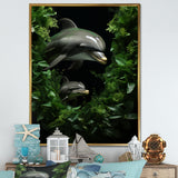 Dolphin Eco Guardians - Dolphin Canvas Wall Art