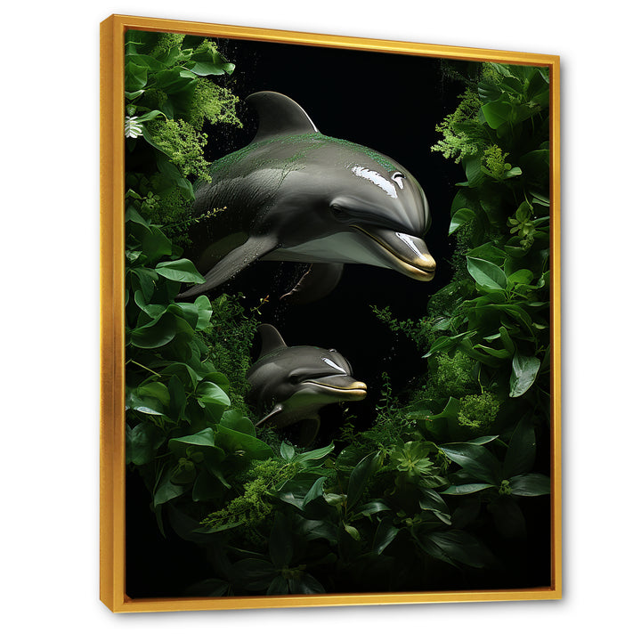 Dolphin Eco Guardians - Dolphin Canvas Wall Art