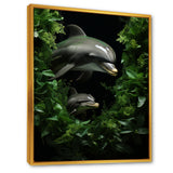 Dolphin Eco Guardians - Dolphin Canvas Wall Art