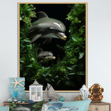 Dolphin Eco Guardians - Dolphin Canvas Wall Art