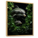 Dolphin Eco Guardians - Dolphin Canvas Wall Art