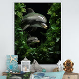 Dolphin Eco Guardians - Dolphin Canvas Wall Art