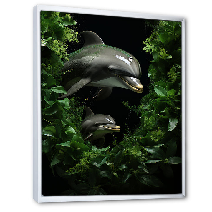 Dolphin Eco Guardians - Dolphin Canvas Wall Art