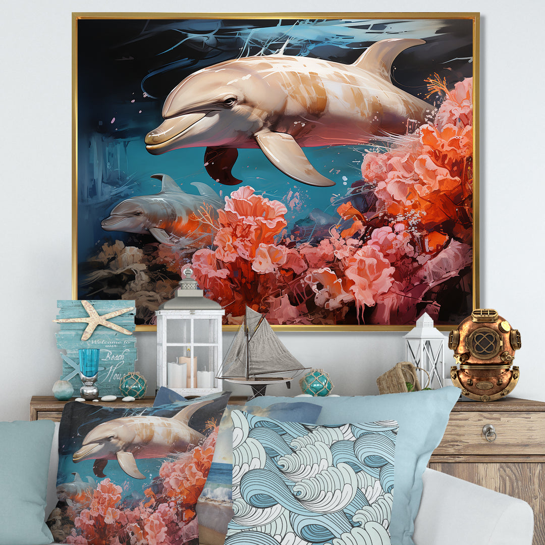 Dolphin Eternal Dance - Dolphin Wall Decor