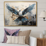Minimalism Blue Dove - Dove Wall Decor