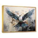 Minimalism Blue Dove - Dove Wall Decor