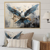 Minimalism Blue Dove - Dove Wall Decor