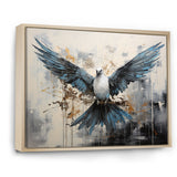 Minimalism Blue Dove - Dove Wall Decor