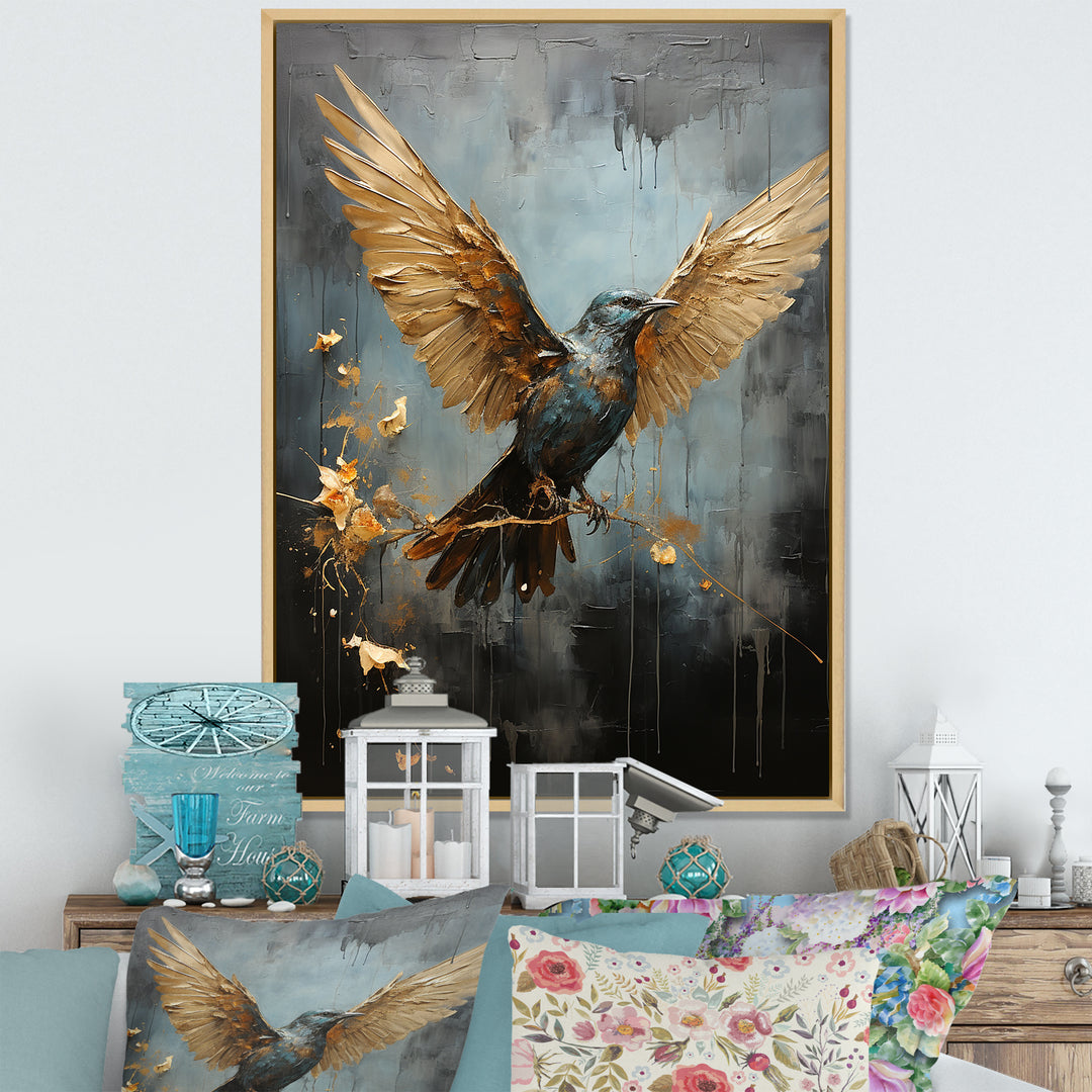 Bronze Dove Blessing - Dove Wall Art Prints