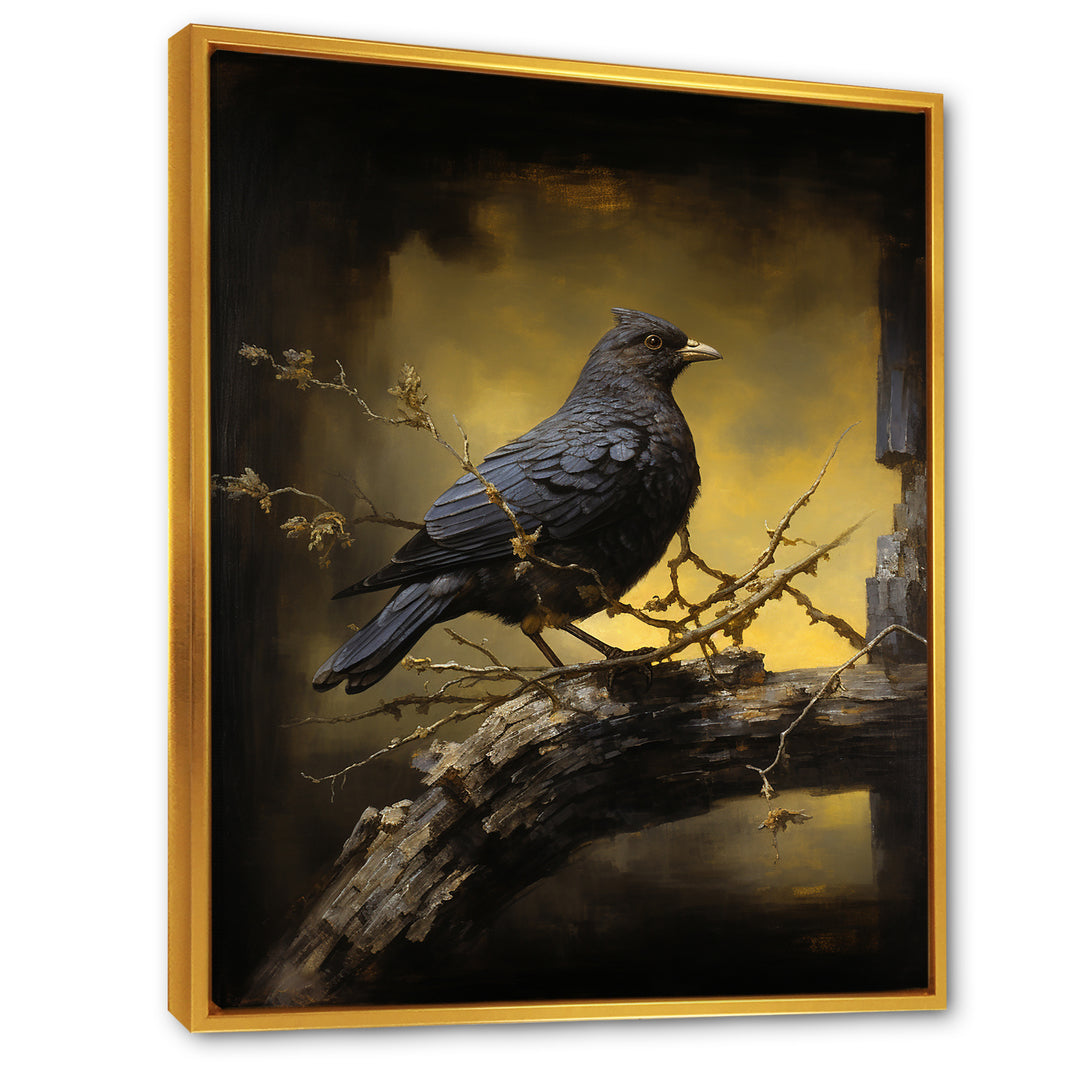 Onyx S Mystical Offering - Dove Framed Canvas Art