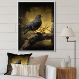 Onyx S Mystical Offering - Dove Framed Canvas Art