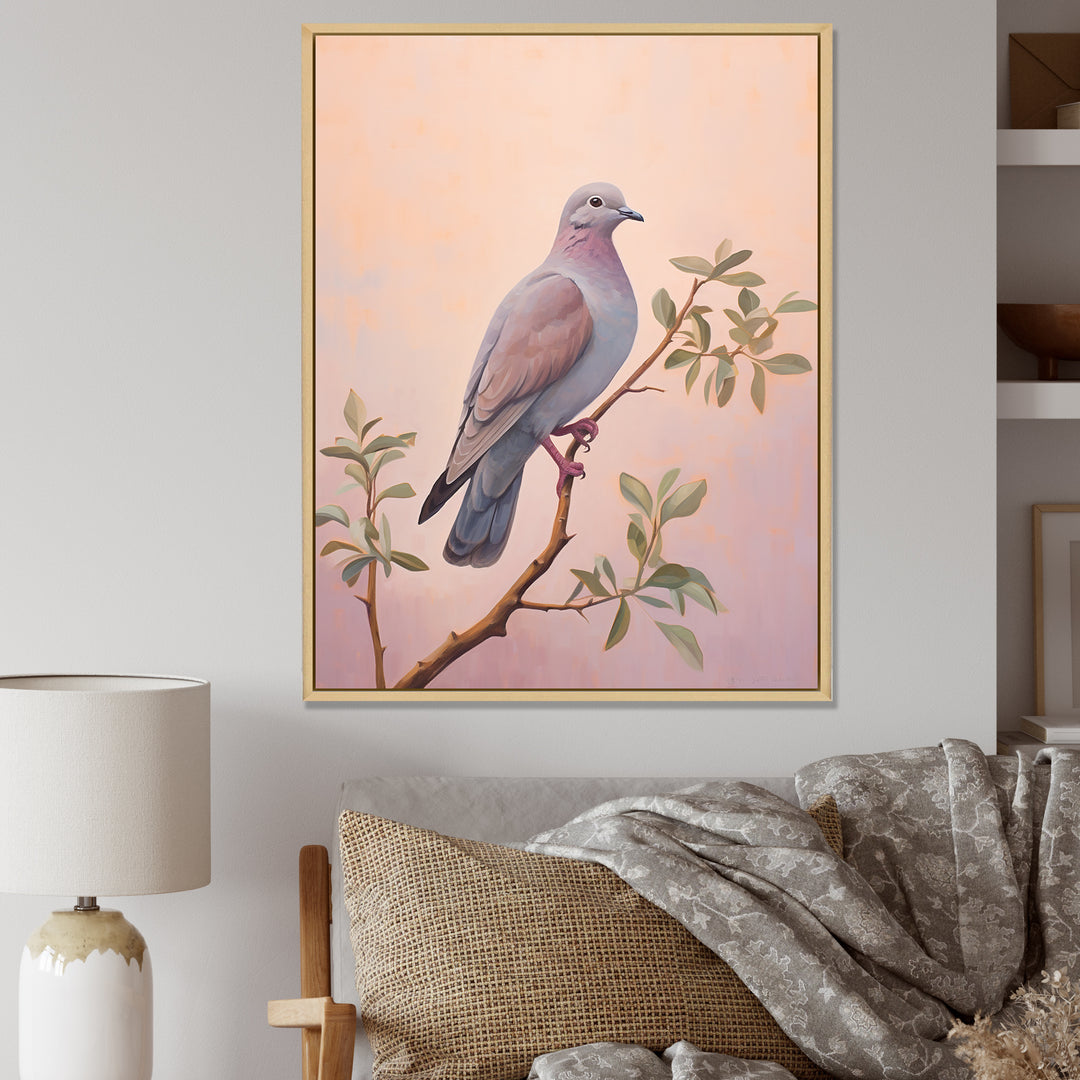 Dove S Soothing Presence - Dove Canvas Wall Art