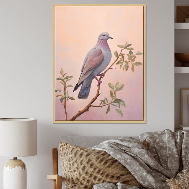 Dove S Soothing Presence - Dove Canvas Wall Art