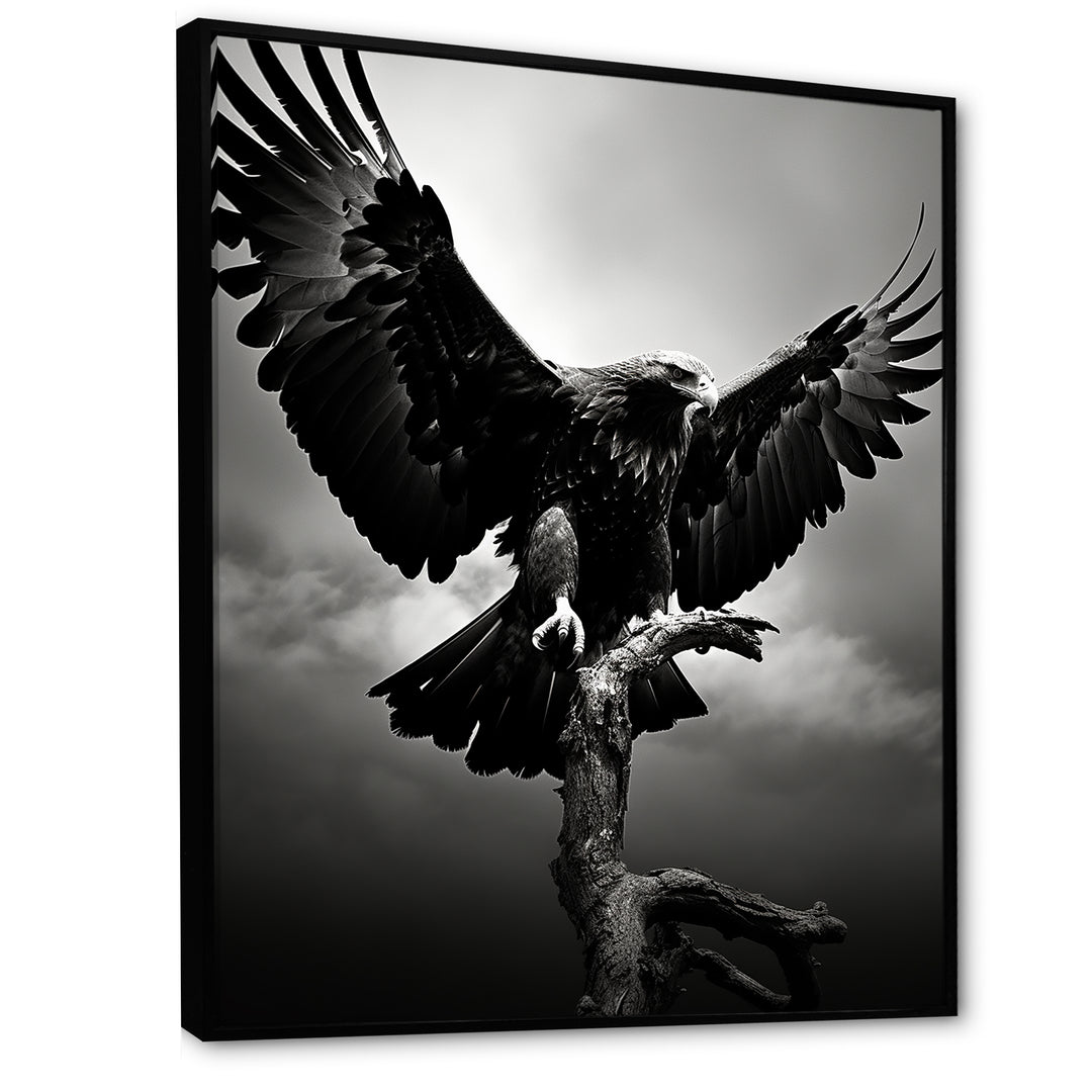 Powerful Bold Eagle - Eagle Canvas Wall Art