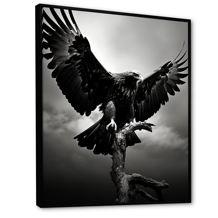 Powerful Bold Eagle - Eagle Canvas Wall Art