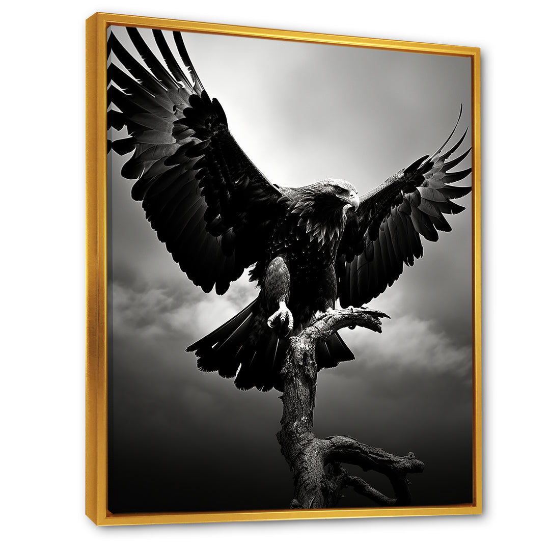 Powerful Bold Eagle - Eagle Canvas Wall Art
