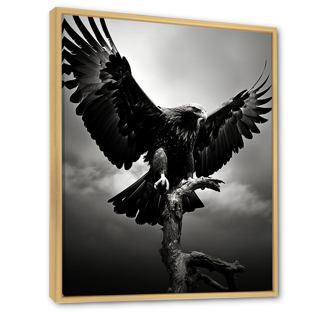 Powerful Bold Eagle - Eagle Canvas Wall Art