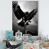 Powerful Bold Eagle - Eagle Canvas Wall Art