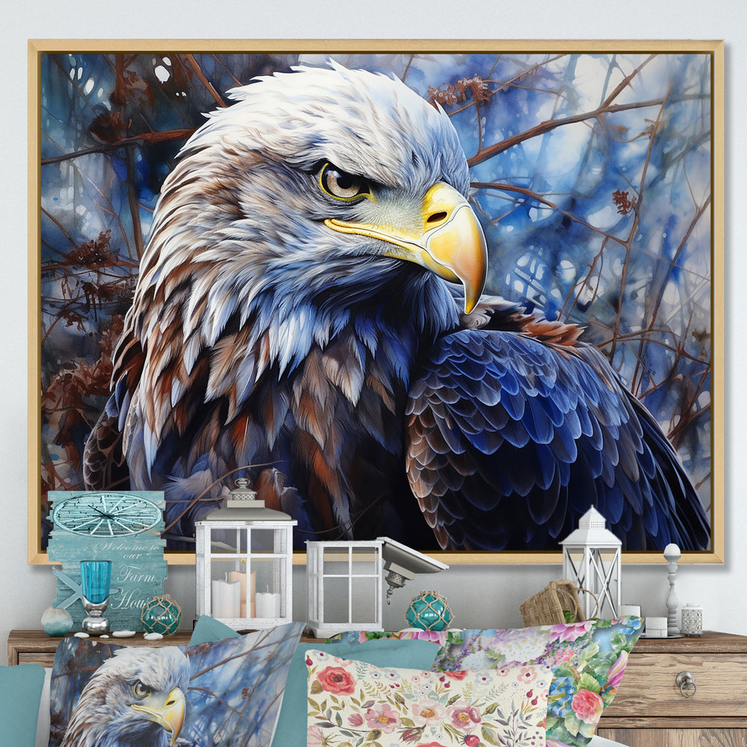 Bold Eagle Strong Gaze - Eagle Wall Art Prints
