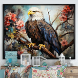 Mosaic Bold Eagle Majesty - Brown Eagle Wall Art