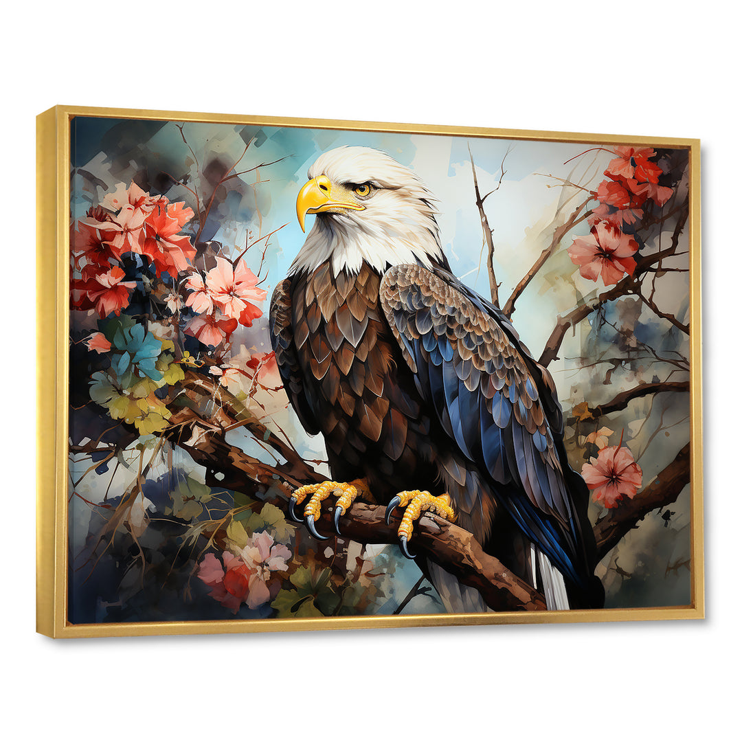 Mosaic Bold Eagle Majesty - Brown Eagle Wall Art