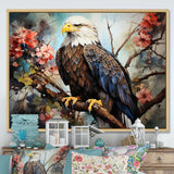 Mosaic Bold Eagle Majesty - Brown Eagle Wall Art