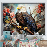 Mosaic Bold Eagle Majesty - Brown Eagle Wall Art
