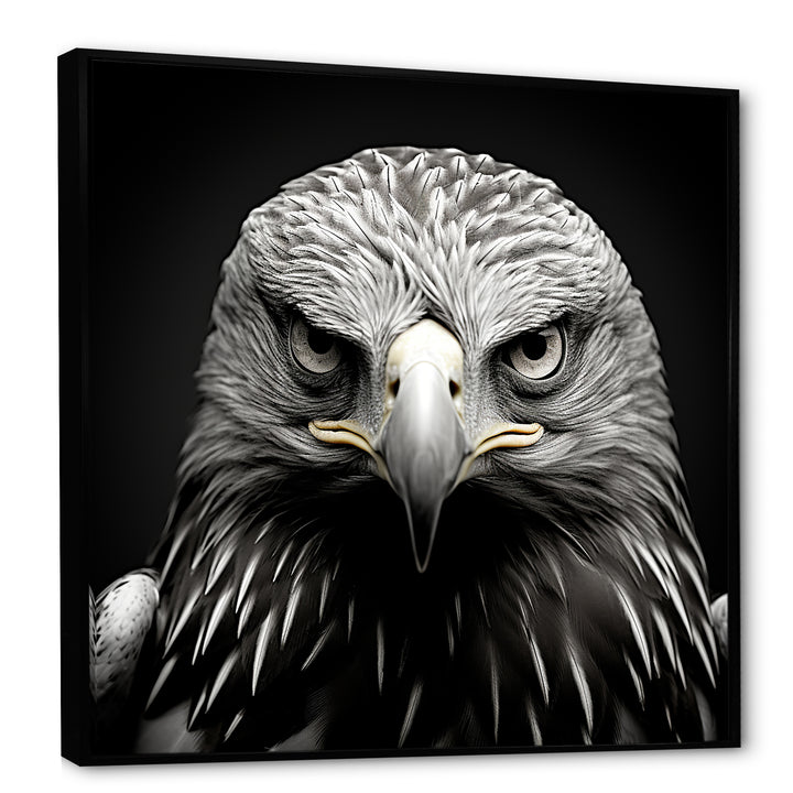 Bold Eagle Power Hunter - Eagle Framed Canvas Art