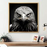 Bold Eagle Power Hunter - Eagle Framed Canvas Art