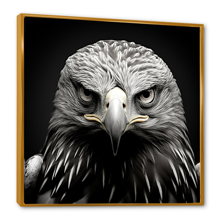 Bold Eagle Power Hunter - Eagle Framed Canvas Art