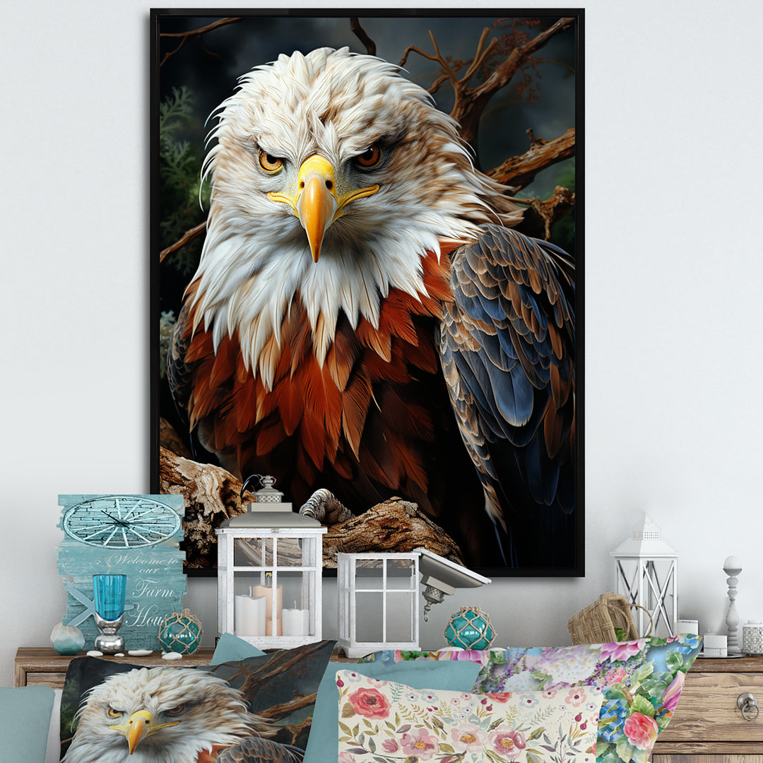 Prismatic Majestic Bold Eagle - Eagle Home Decor Art