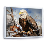 Brown Resilient Bold Eagle - Eagle Bedroom Wall Art