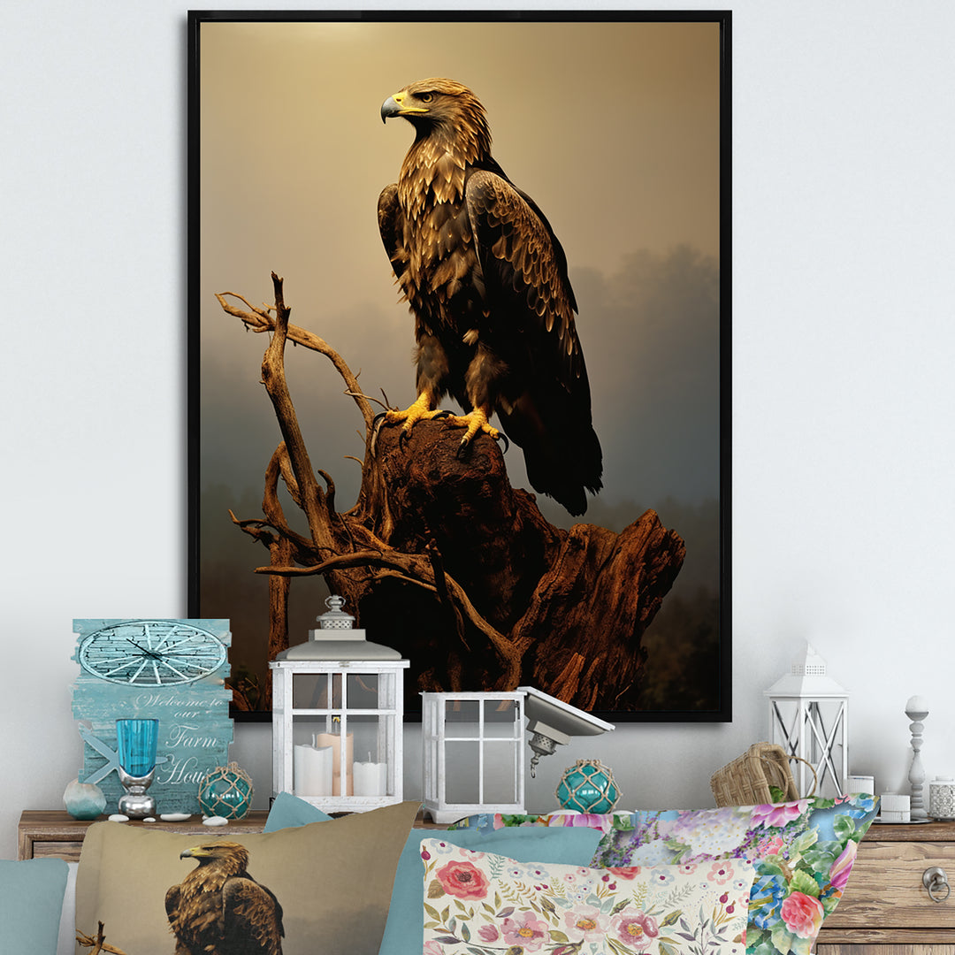 Eagle S Grace At Top - Eagle Canvas Wall Art