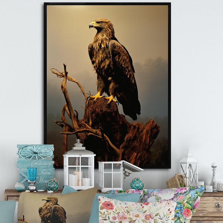 Eagle S Grace At Top - Eagle Canvas Wall Art